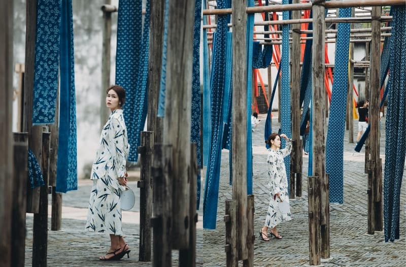 Đông Sách Ô Trấn, xưởng nhuộm ô trấn