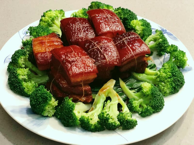 ẩm thực ô trấn thịt kho tô đông pha