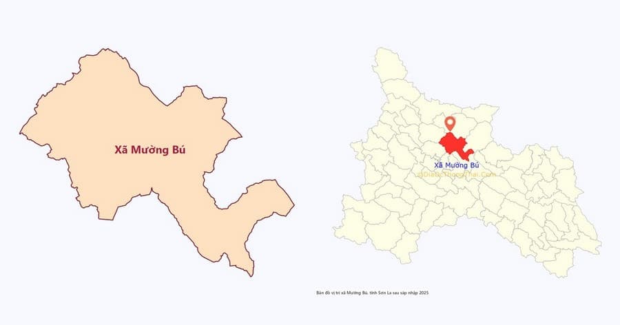 Bản đồ Mường Bú Sơn La