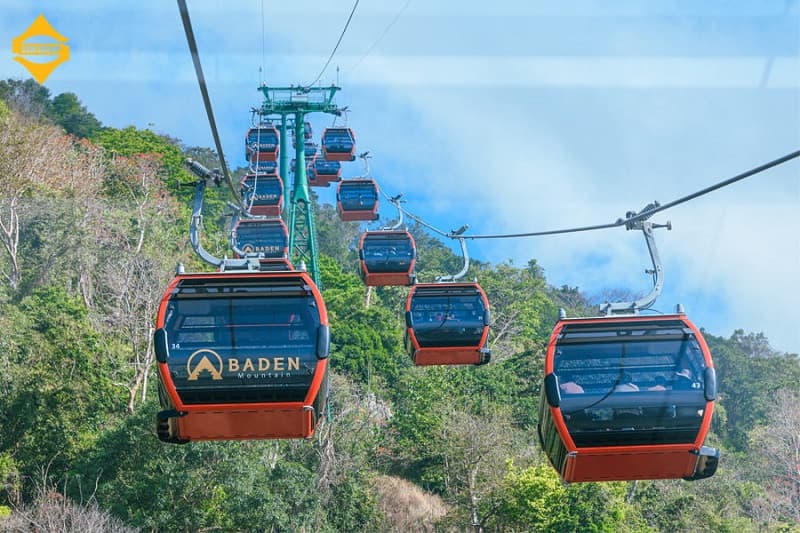 cáp treo núi bà đen