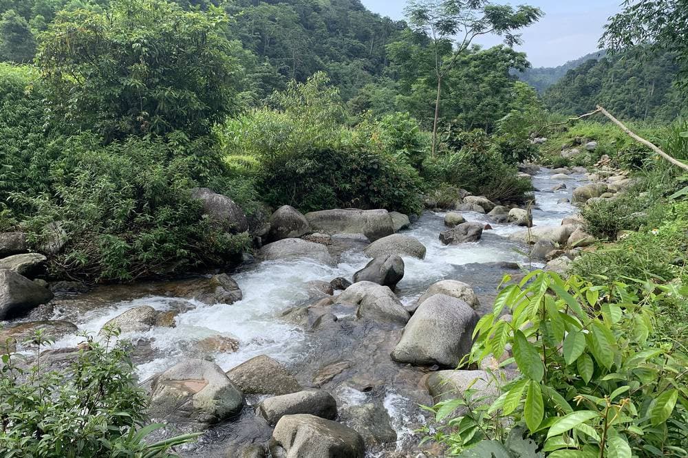 tham quan thác ở bắc kạn