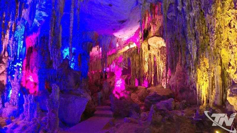 bên trong động hua mạ