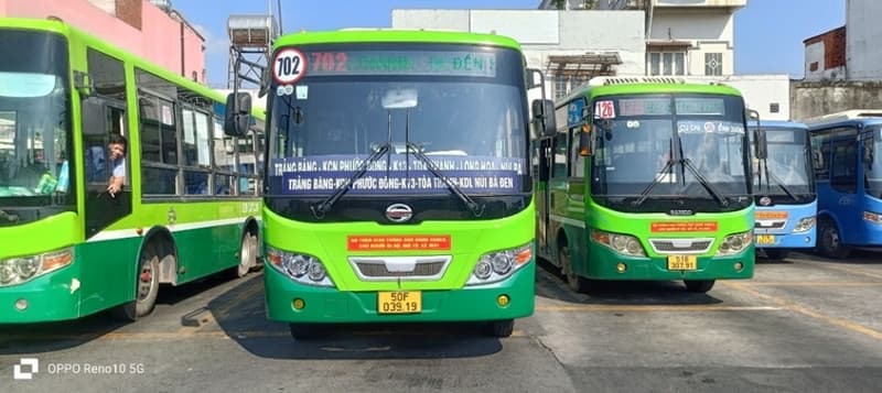 xe bus đi núi bà đen