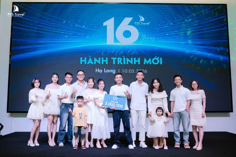 Hành trình 16 năm phát triển của PYS Travel