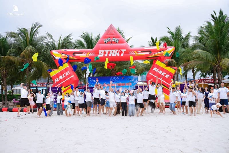 Sinh nhật 16 tuổi PYS Travel, teambuilding hạ long