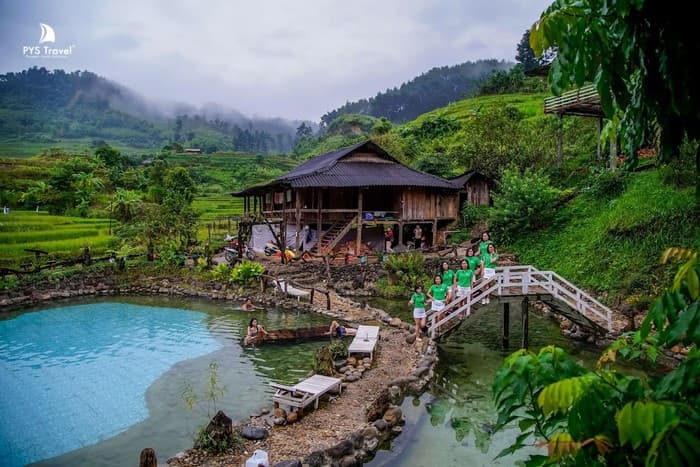 Suối nước nóng Trạm Tấu Tour Mù Cang Chải 2024