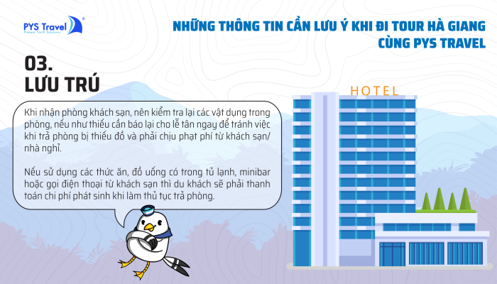 lưu ý khi đi tour Hà Giang