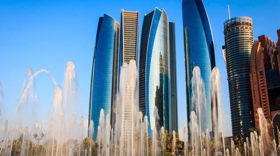 Chụp hình tổ hợp tòa nhà Etihad