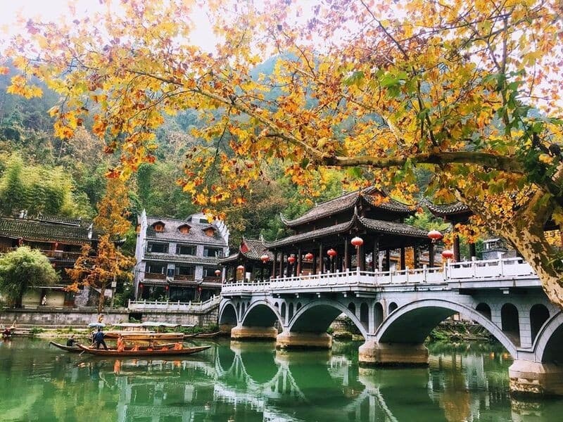 Phượng Hoàng Cổ Trấn mùa thu