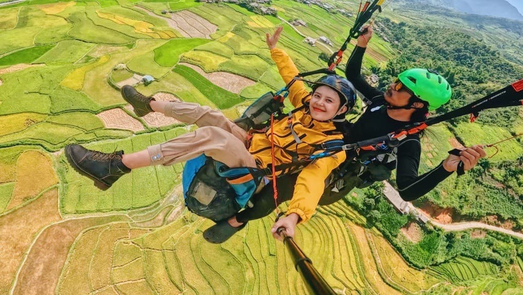nhảy dù Mù Cang Chải