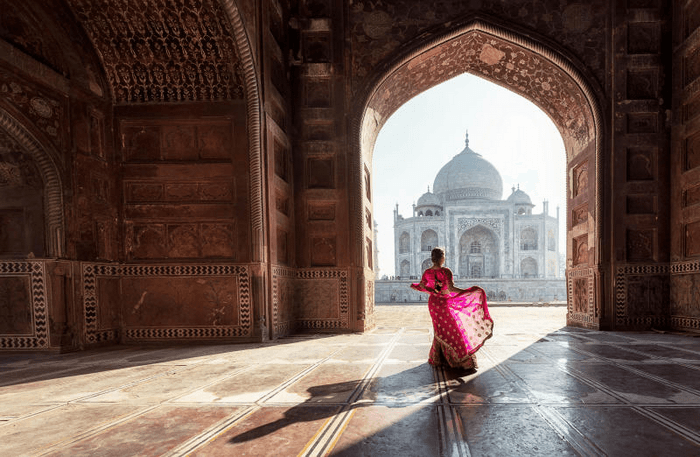 cổng đền taj mahal