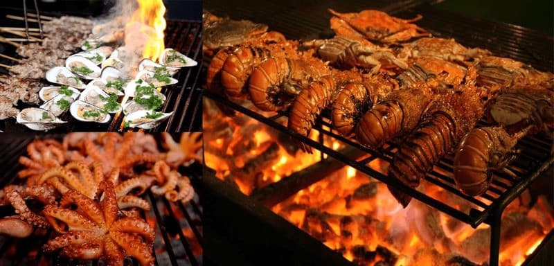 BBQ trên biển Hồng Vàn