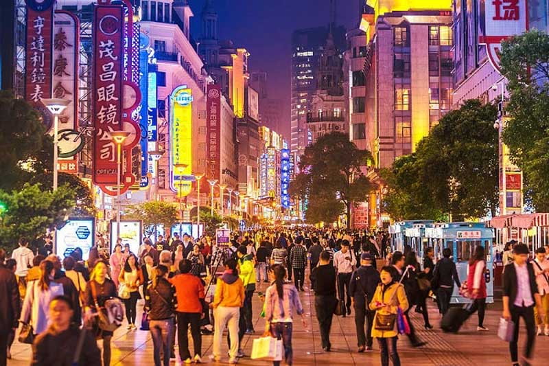 du lịch phố đi bộ nam kinh