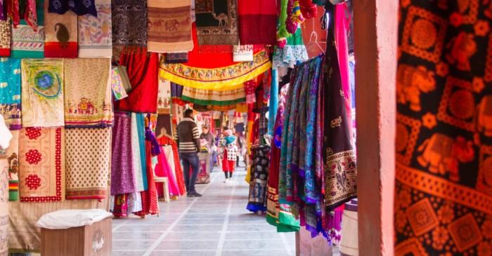 Các khu chợ luôn rực rỡ sắc màu tại jaipur