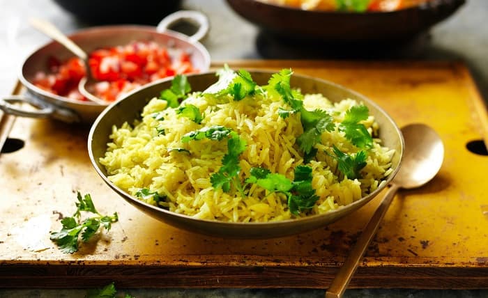 Cơm nấu bằng gạo Basmati