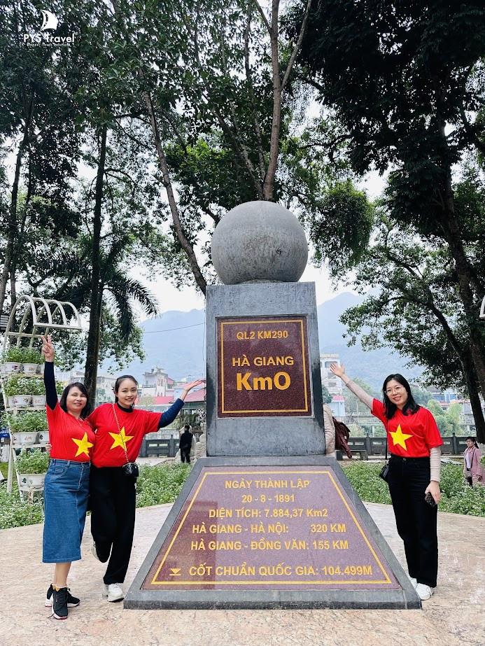 cột mốc số 0 mới tạihà giang