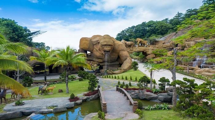 Thiết kế độc đáo của công viên khủng long King Kong