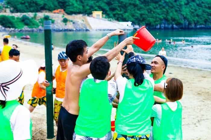 trò chơi team building Cần sự đoàn kết của từng người trong độ