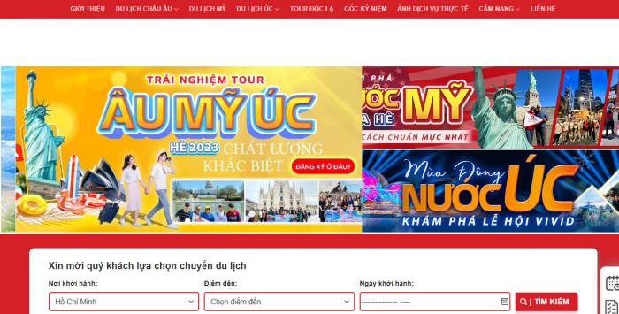 website Châu Âu Euro Travel