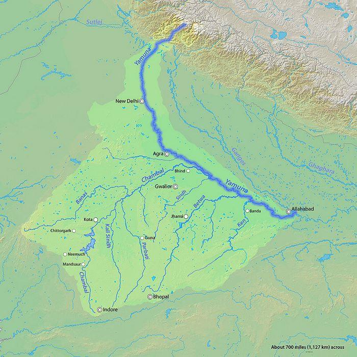 Dòng chảy của dòng sông Yamuna