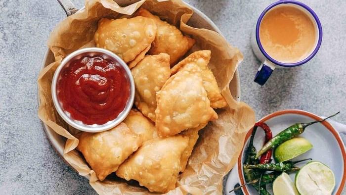 samosa-bánh bao chay