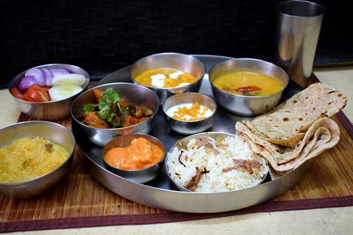 Punjabis thali