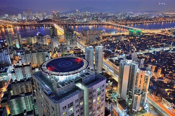 seoul nhộn nhịp vào buổi tối