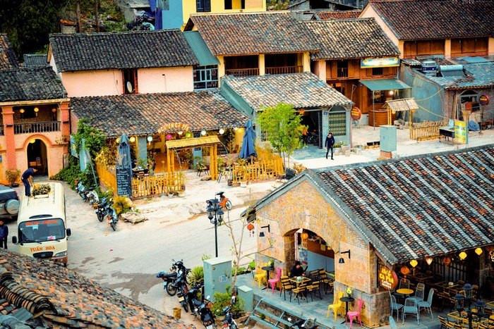 Khung cảnh một góc phố cổ Đồng Văn