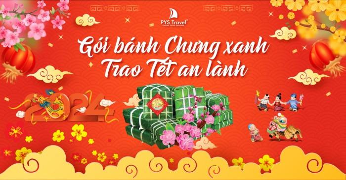 Gói Bánh Chưng Xanh – Trao Tết An Lành  xuân Giáp Thìn 2024