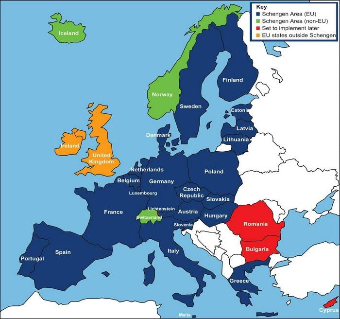 Visa Schengen đi được những nước nào