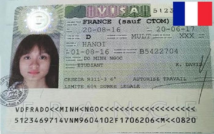 hiệu lực visa du lịch pháp