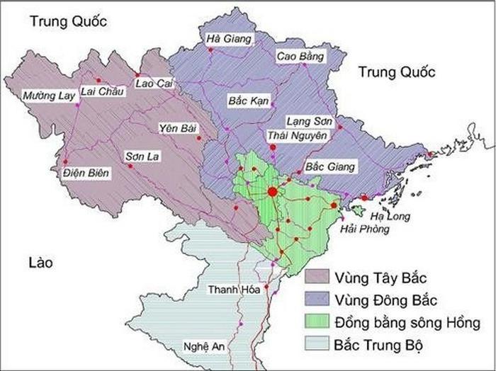 Bản đồ Tây Bắc