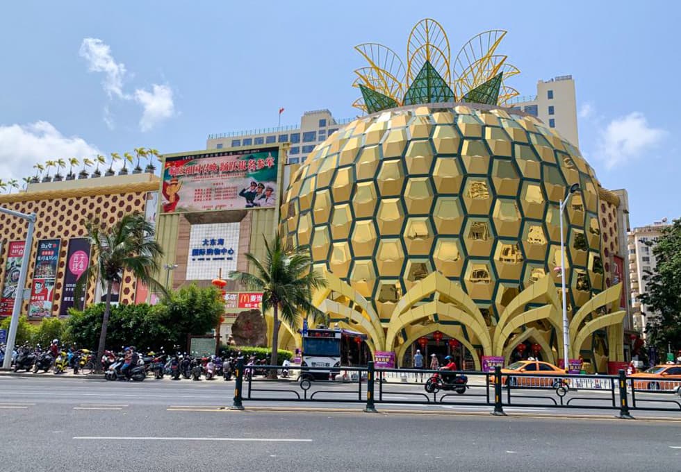 chợ đêm quả thơm tam á