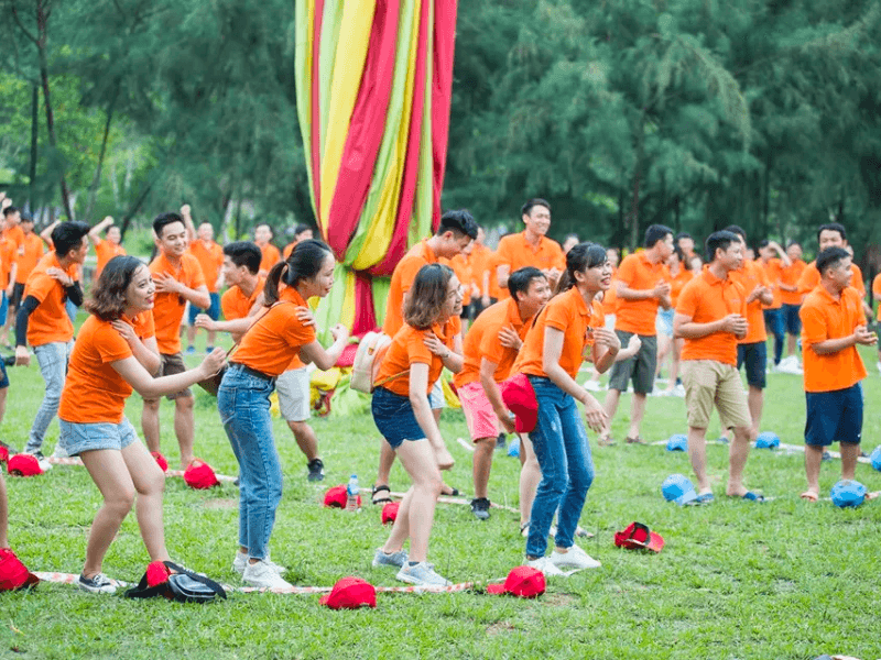 team building Công viên Tao Đàn