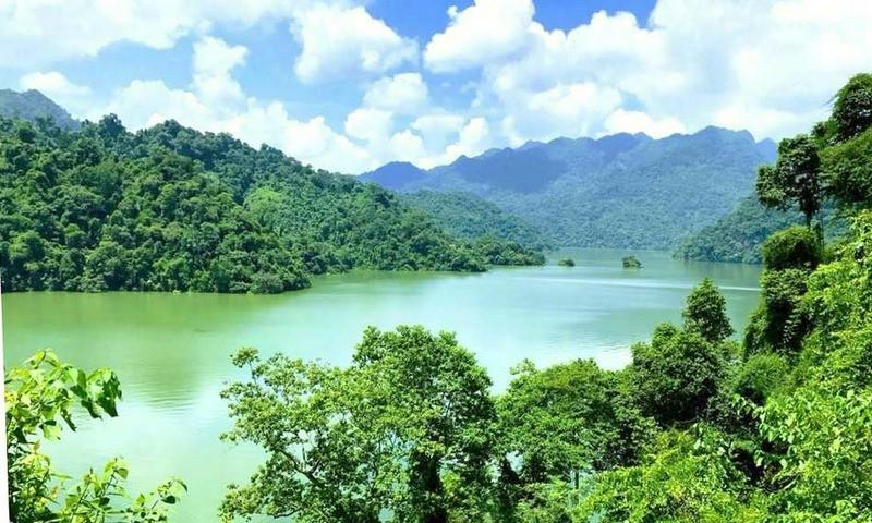 Vị trí hồ Ba Bể