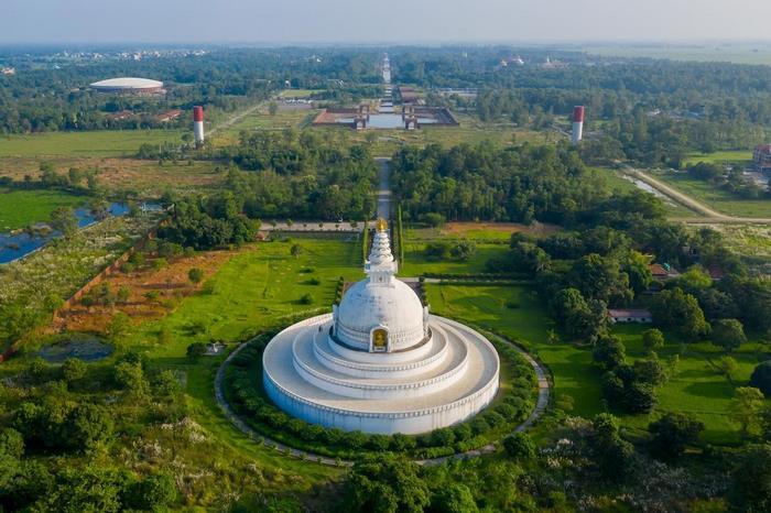 world peace pagoda lumbini