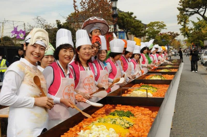 lễ hội ẩm thực tại Hàn Quốc