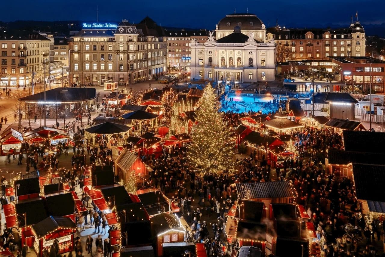 Zurich Thụy Sĩ tháng 12