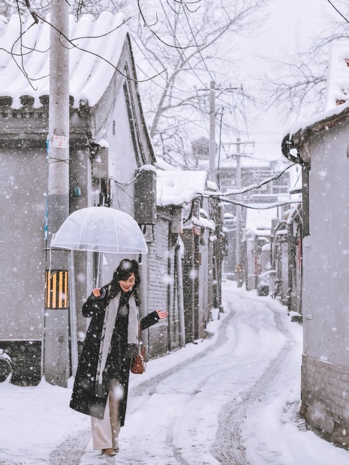 hẻm hutong bắc kinh tháng 12