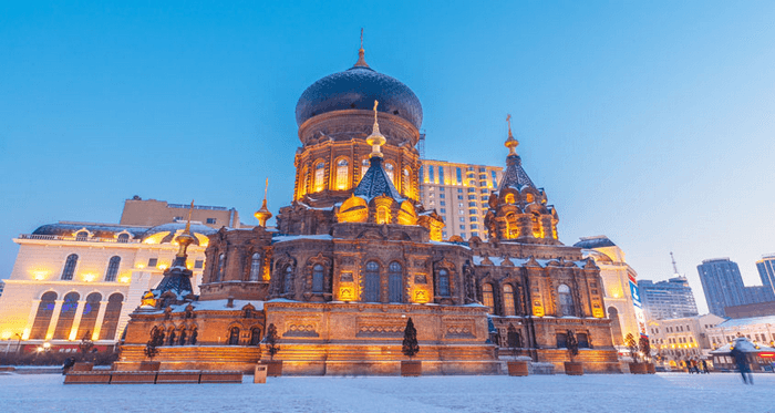 nhà thờ st sophia cáp nhĩ tân