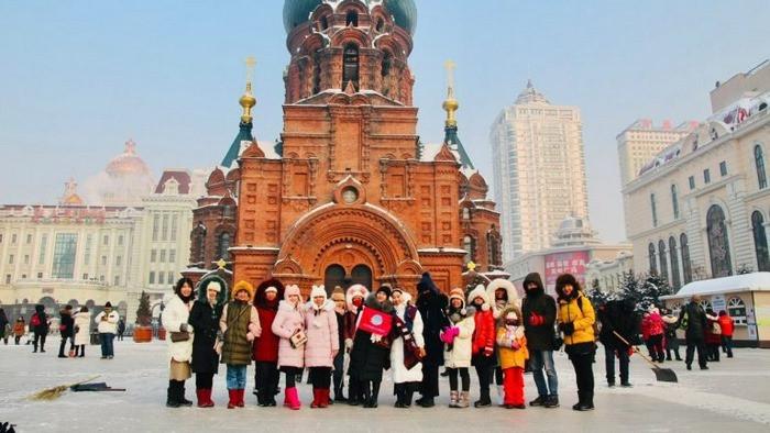 nhà thời st sophia tại cáp nhĩ tân