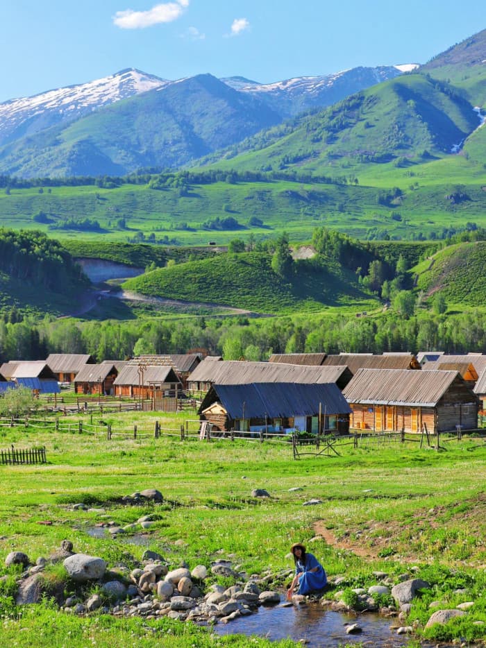 Ghé thăm làng Hemu đẹp nhất Tân Cương