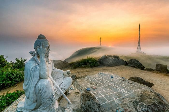Đỉnh bàn cờ, Ngắm hoàng hôn Sơn Trà, Bán đảo Sơn Trà, Du lịch Sơn Trà Đà Nẵng
