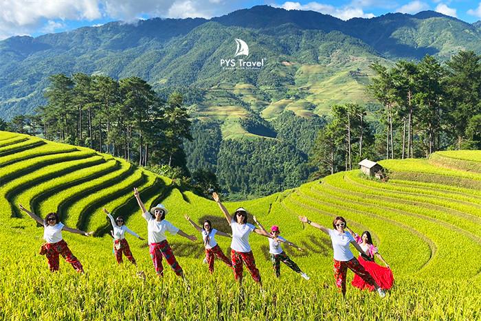 Tour Mù Cang Chải mùa lúa chín 4 ngày 3 đêm từ TP.HCM - Nghỉ nhà sàn 2025