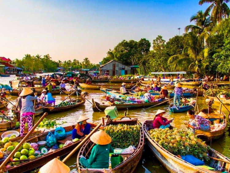 Tour Tứ tỉnh Miền Tây: Tiền Giang - Bến Tre - An Giang - Đồng Tháp 4 ngày 3 đêm từ Hà Nội - Tết Dương Lịch 2026