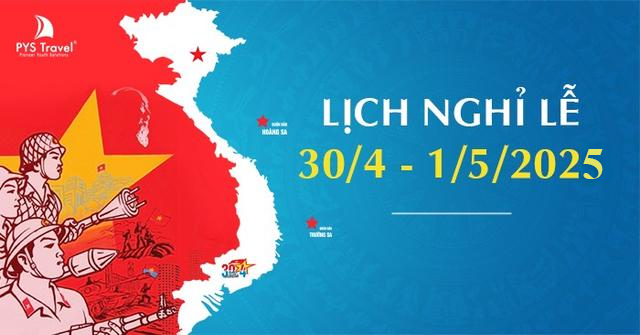 Ngày lễ 30/4 - 1/5 năm 2026 được nghỉ bao nhiêu ngày?