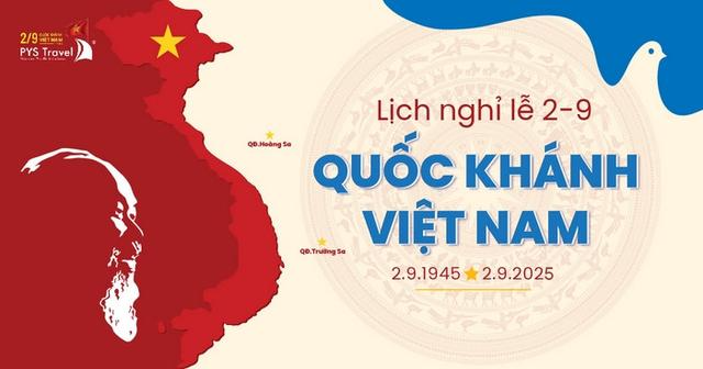 Dịp lễ Quốc khánh 2/9/2025 được nghỉ bao nhiêu ngày?