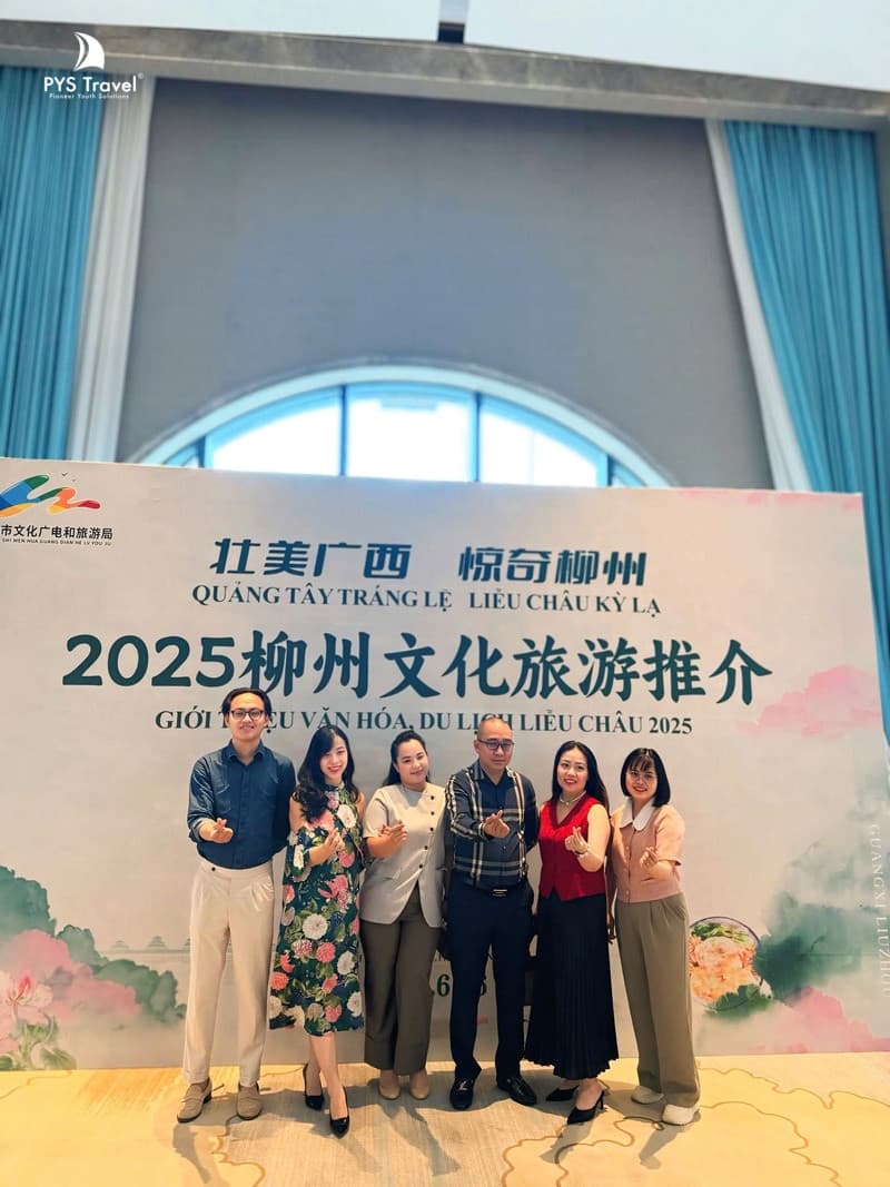 PYS Travel tham dự Hội nghị Giới thiệu Văn hóa - Du lịch Liễu Châu 2025 tại Đông Hưng