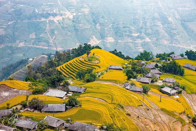 Ghé thăm mùa lúa vàng Hoàng Su Phì tháng 10