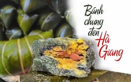 Bánh chưng gù Hà Giang - "Dẻo thơm một hạt xanh thơm muôn phần"